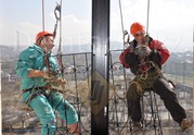 Промышленные альпинисты Алматы. Высотные работы в Алматы. Есть скидки!!!