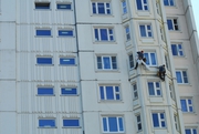 Утепление и герметизация межпанельных швов,  рустов (наружные работы)