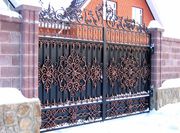 Долговечные кованые ворота под ключ в Караганде!